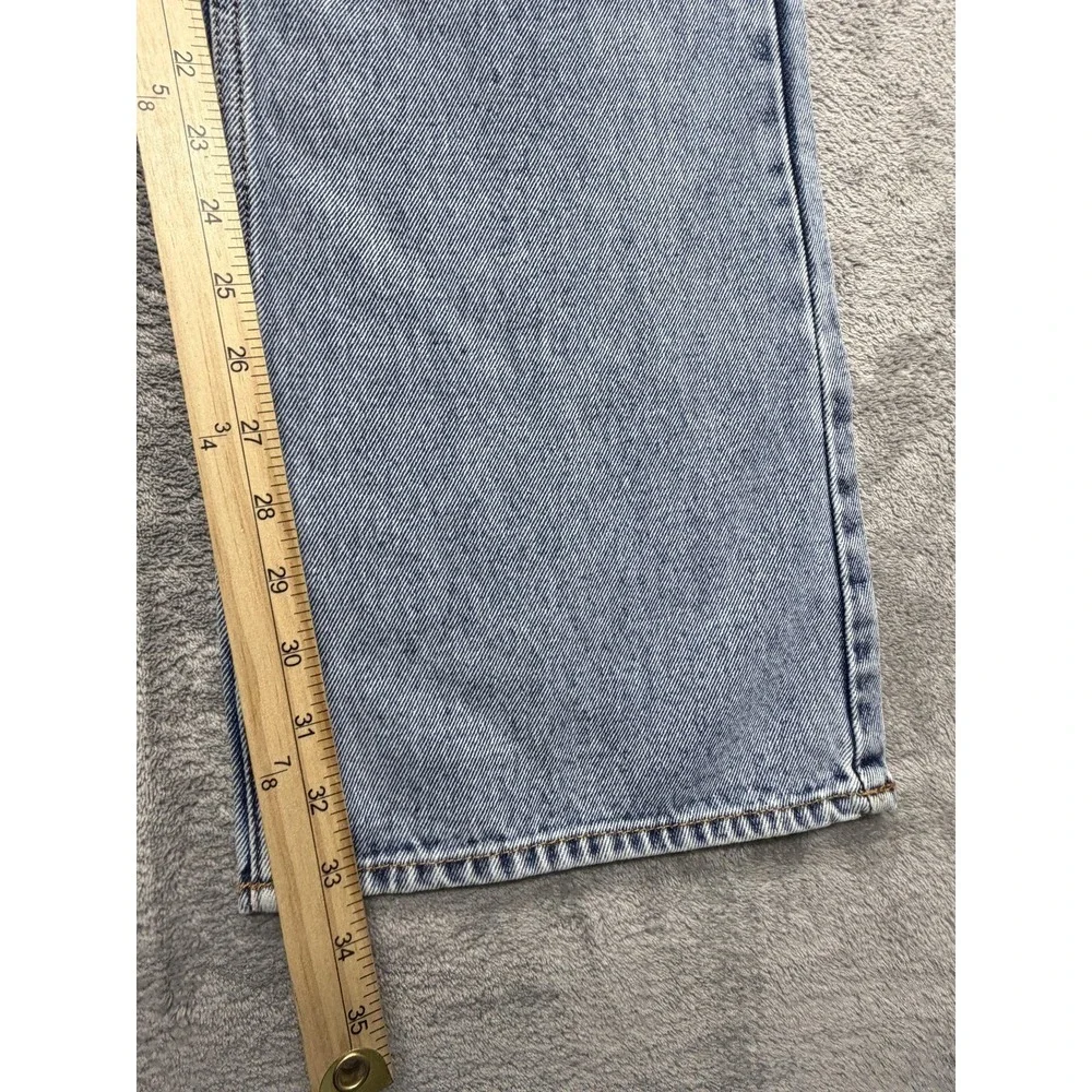Levis 517 Jeans Mens 36x34 Blue Bootcut Slim Light Wash Denim